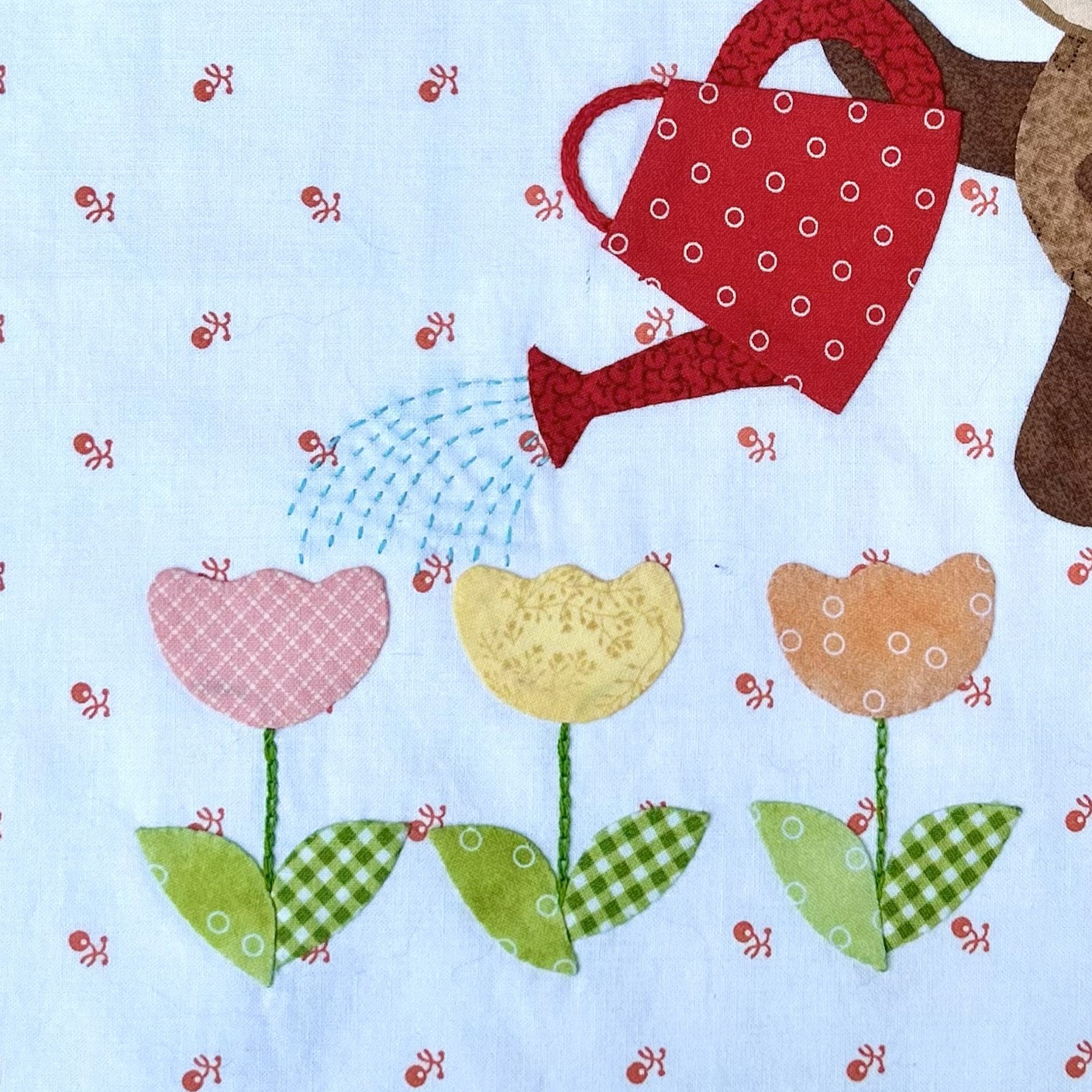Year of Bears - Garden Bear Appliqué Pattern PDF Download