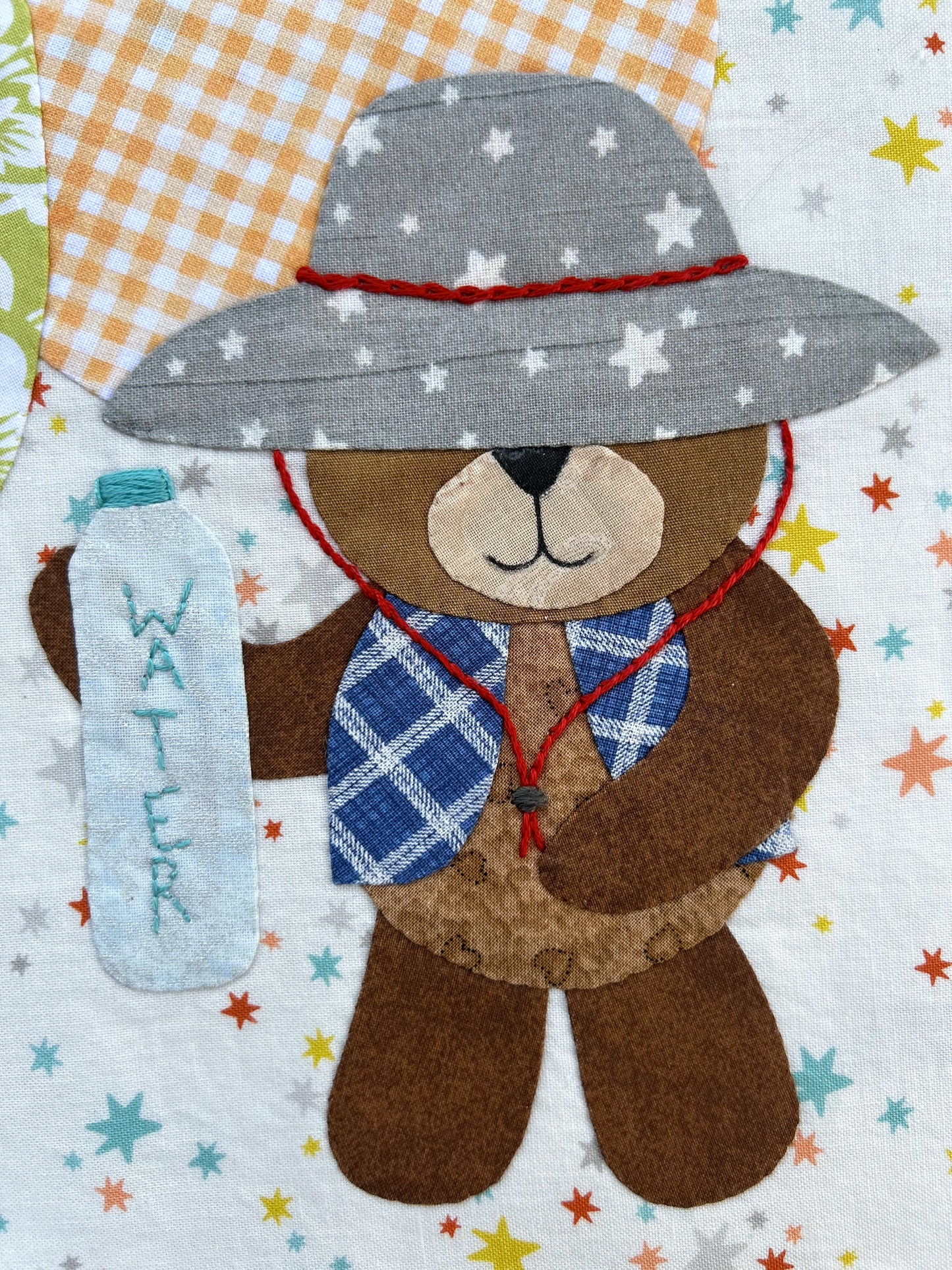Year of Bears - Desert Bear Appliqué Pattern PDF