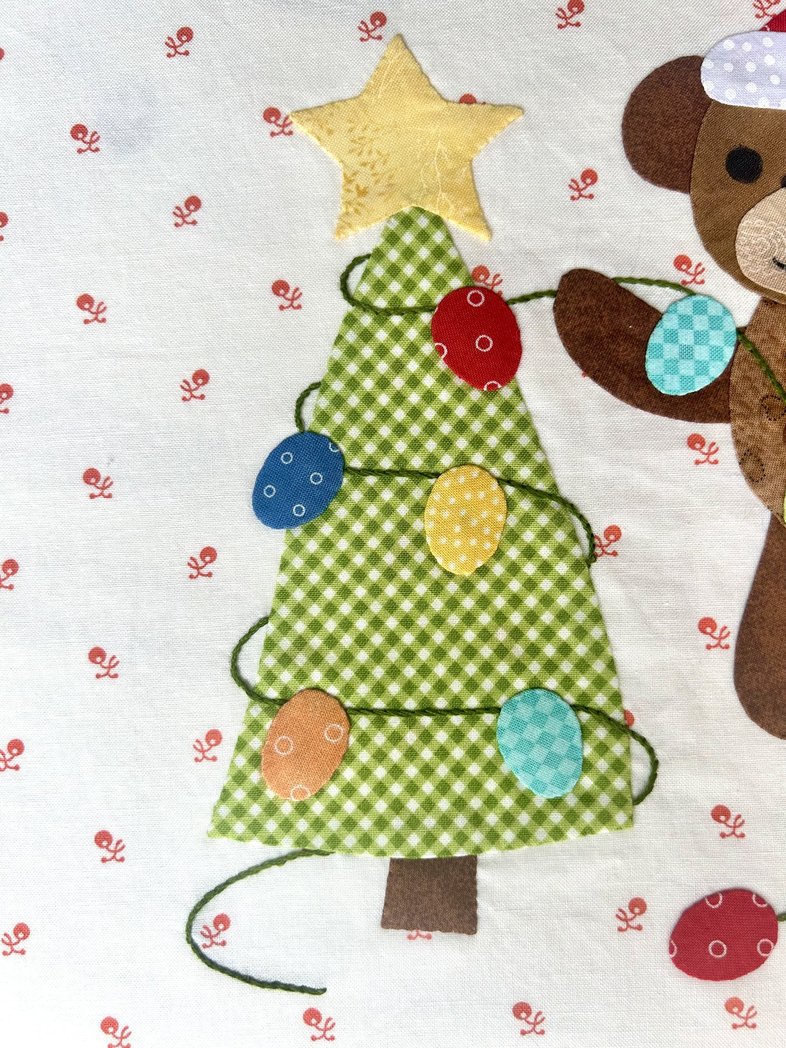 Year of Bears - Christmas Bear Appliqué Pattern PDF
