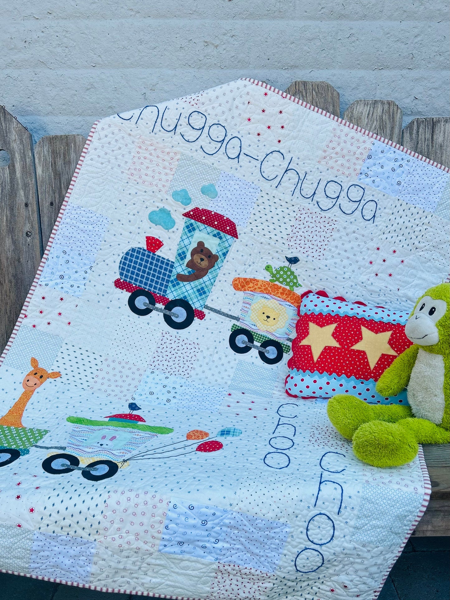 Choo Choo Train Quilt Pattern PDF Download