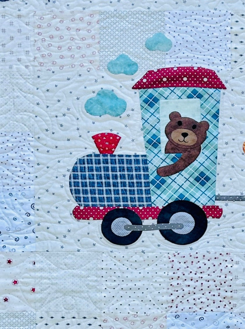 Choo Choo Train Quilt Pattern PDF Download