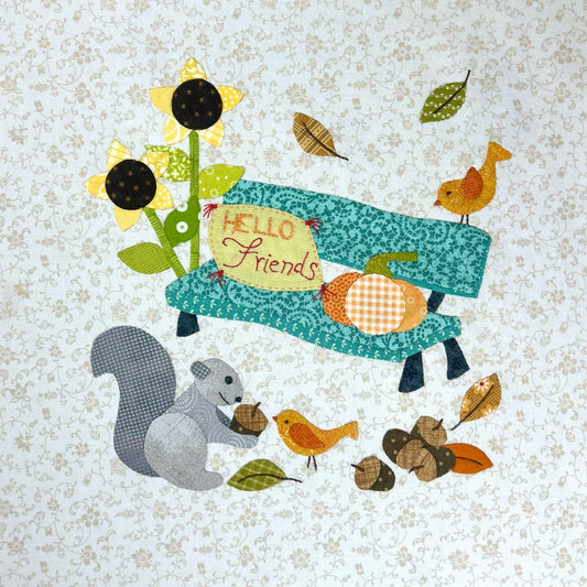 Polly's Pumpkin Patch -8 Friendship Bench