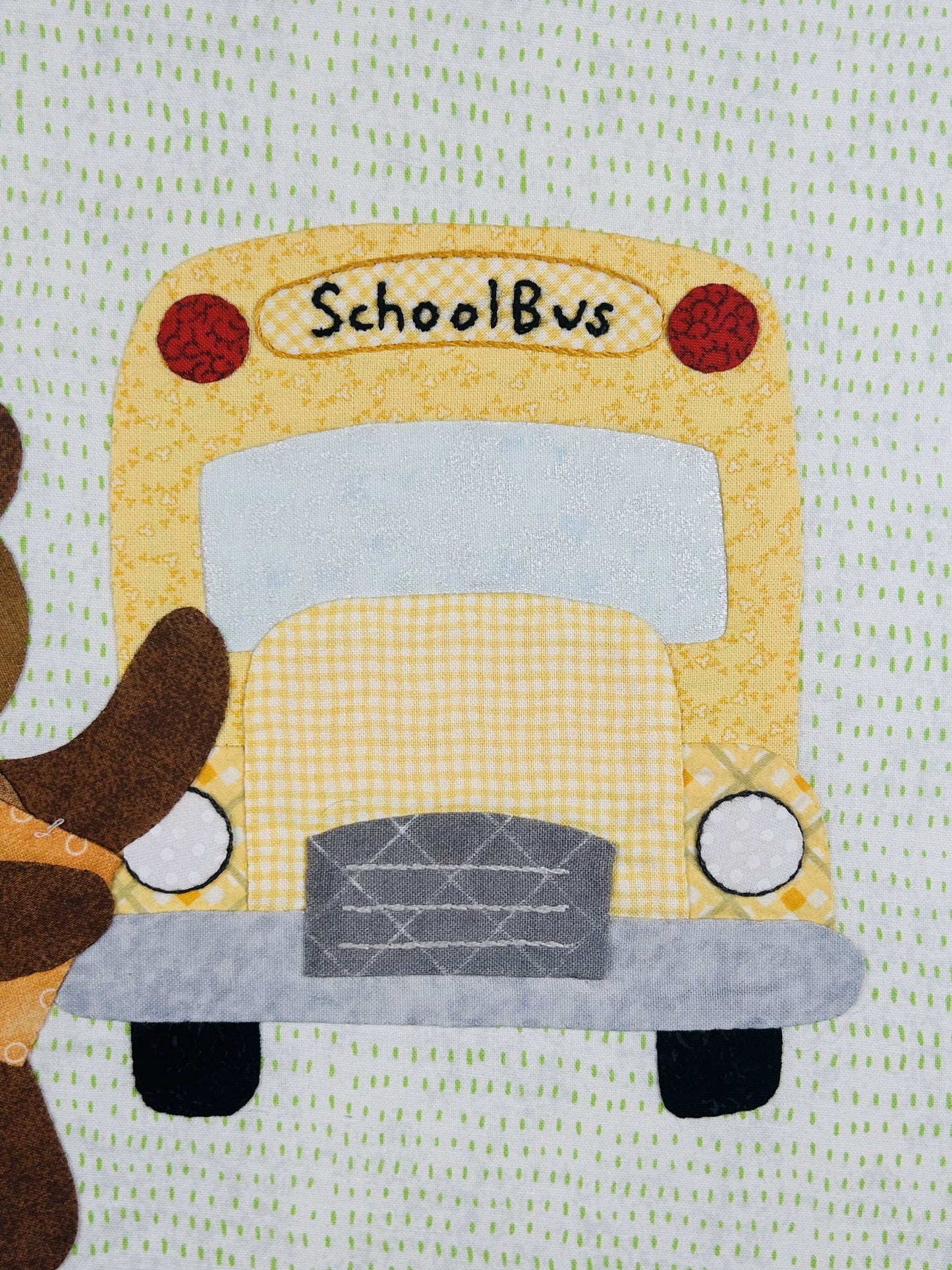 Year of Bears - Back to School Bear Appliqué Pattern PDF