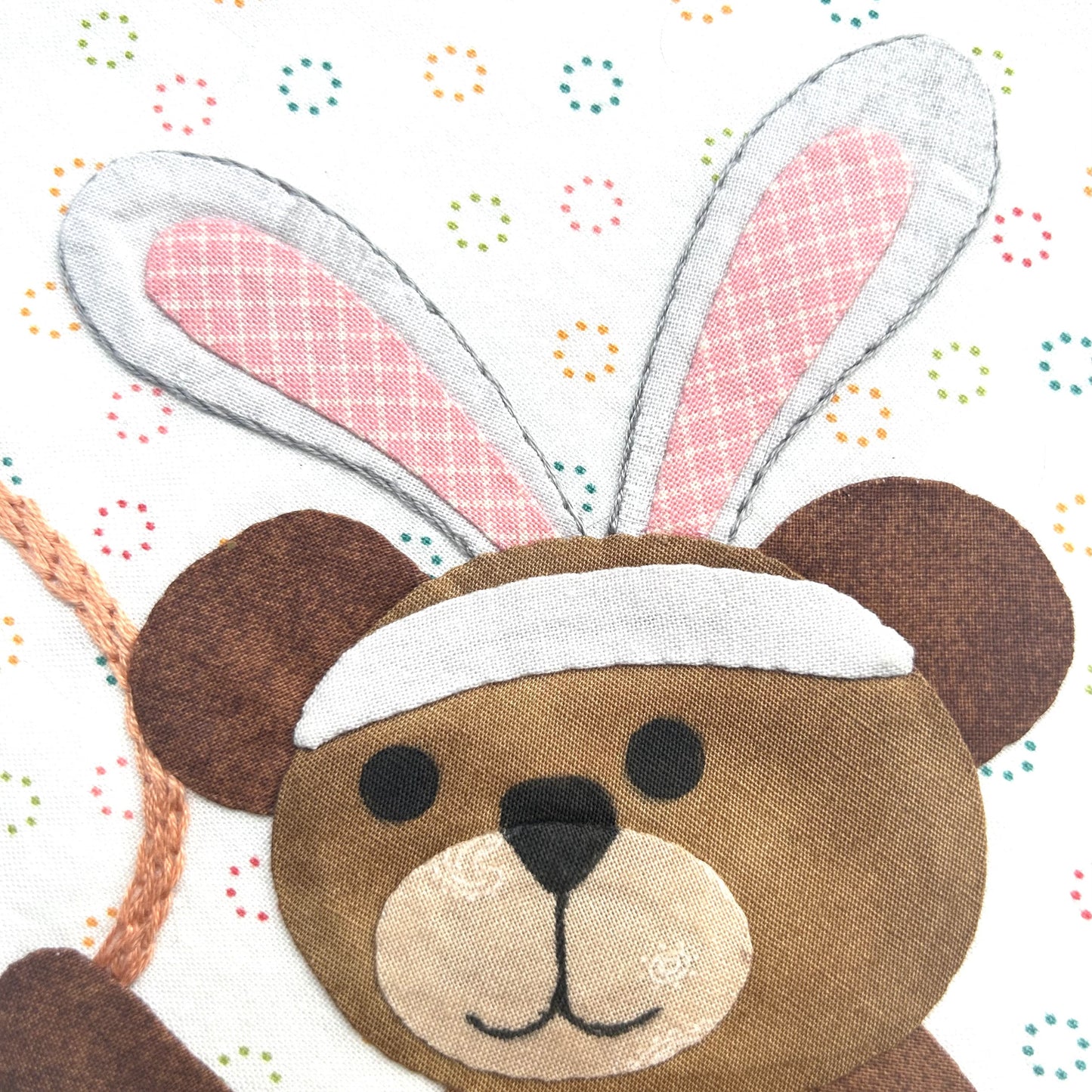 Year of Bears - Bunny Bear Appliqué Pattern PDF Download