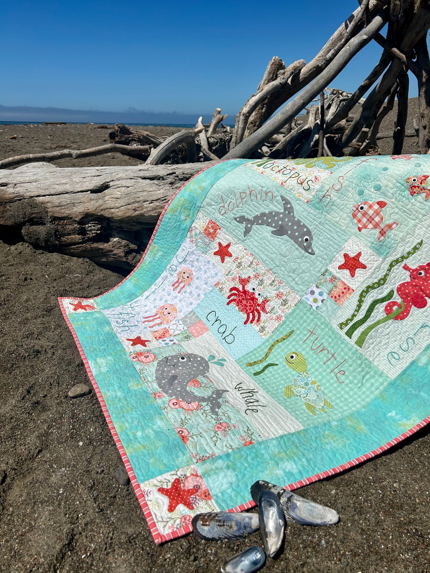 Sea Tales Quilt Pattern (Paper Pattern) Colette Belt Designs