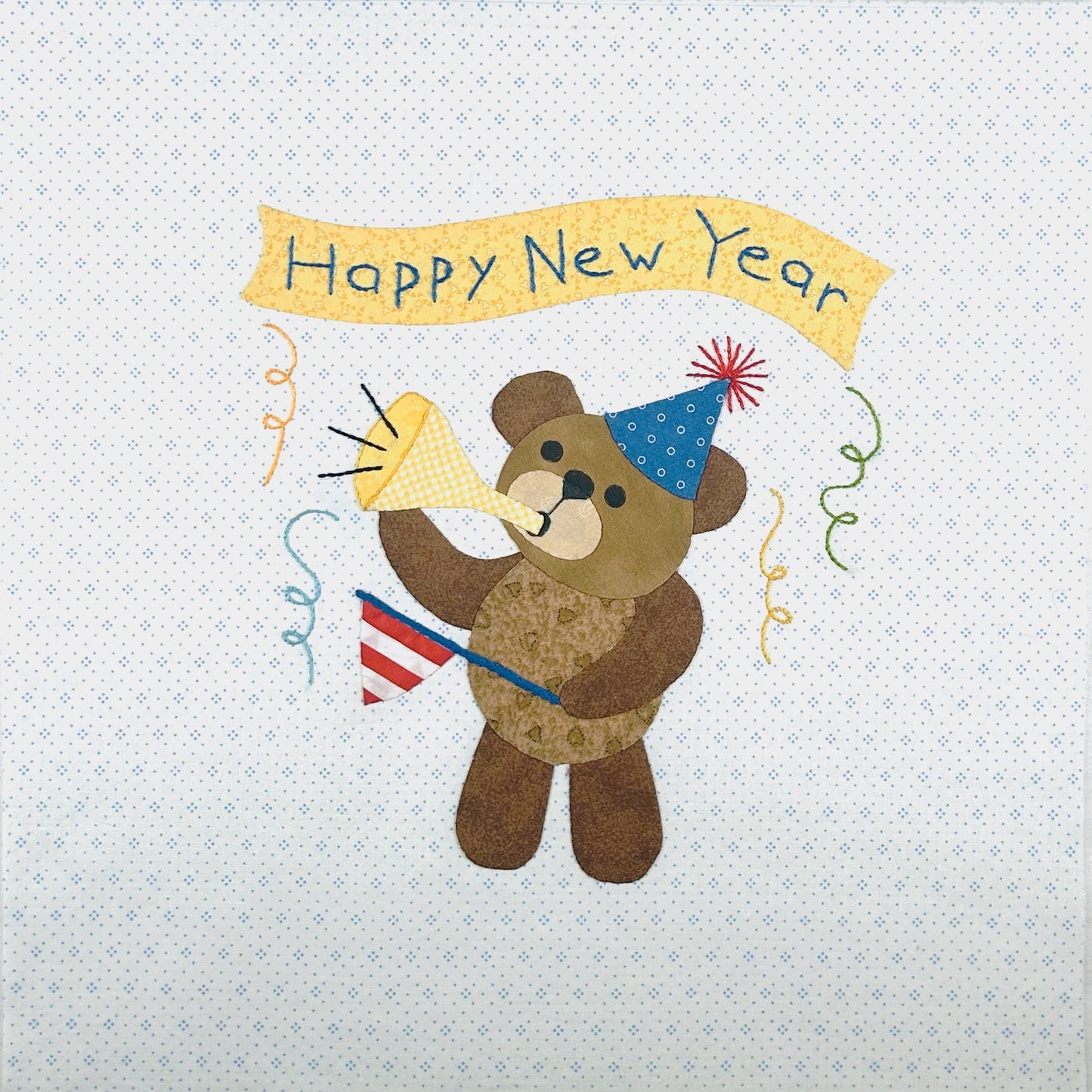 Year of Bears - New Year Bear Appliqué Pattern PDF