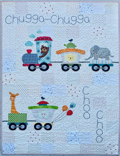 Choo Choo Train Quilt Pattern (Paper Pattern)