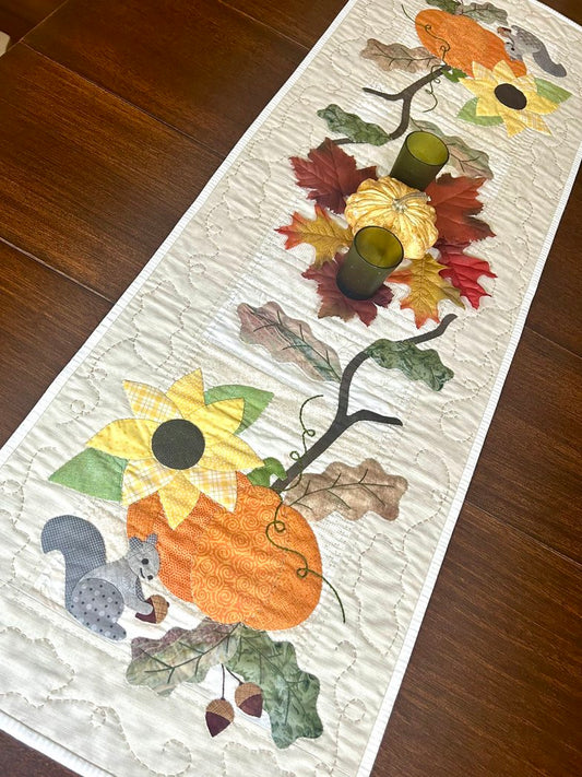 Fall Harvest Table Runner PDF Download